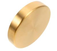 UKCOCO Coupelle Pot Fleurs Dorée Acier Inoxydable Résistante pour Jardin et Intérieur Support Drainage Polyvalent Facile à Nettoyer