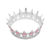 UKCOCO Couronne de Mariage Baroque Cristal et Strass pour Femme Diadème Élégant Alliage avec Détails Goutte Eau Accessoire de Cheveux de Mariée Confortable pour Fête Anniversaire et