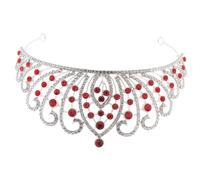 UKCOCO Couronne de Mariée Baroque Rhinestone Diadème Élégant pour Fête Mariage et Performances Accessoire Chic et Unique