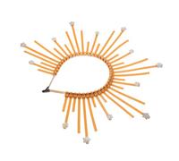 UKCOCO Couronne Déesse Sunburst Femme -tête Élégant pour Costume Accessoire Cheveux Chic pour Fêtes Cosplay et Événements à Thème