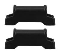 UKCOCO Coussin de Glissement en Plastique Noir pour Repose-Pieds de Fauteuil Inclinable, 2 Pièces Bords Lisses pour Sécurité et Installation Facile à Domicile Bureau