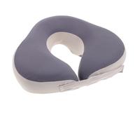 UKCOCO Coussin Ergonomique Appui-tête Détachable et Tissu en Soie Glacée avec Mousse Mémoire Minimisant la Pression et Confortable pour Massage Visage pour Lit de Massage