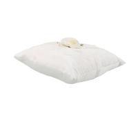 UKCOCO Coussin Porte Alliances Mariage Élégant Dentelle Blanche avec Fleurs Doux et pour Cérémonie Vintage Plage