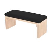 UKCOCO Coussin pour Manucure en Bois Véritable Cortical, Repose-bras Étanche et Confortable pour Réduire la Fatigue Cou, Style Japonerie Simple et Élégant, Accessoire pour Salon