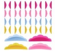 UKCOCO Coussinet en Silicone Rehaussement de Cils 40 Paires Multi-couleurs Léger sans Danger pour Peau Spécial Permanente Cils Usage Professionnel et Domestique