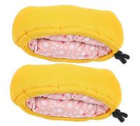 UKCOCO Coussinet Protège-aisselles Pour Béquille Rembourrage Doux En Coton Et Éponge Jaune Antidérapant Compatible Canne De Marche Confort Quotidien Santé Mobilité