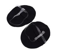 UKCOCO Coussinets Anti-Transpiration pour Aisselles en Coton Absorbant 1 Paire Noir Invisible Bretelles Transparentes Réglables Protection L’Humidité pour Usage Quotidien sous