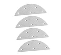 UKCOCO Coussinets De Réparation Pour Talons En Demi-lune 2 Paires Semelles Métalliques Robustes En Fer Prolongent Durée De Vie Chaussures Homme Usage Bottes Protection Usure Et Confort Augmenté