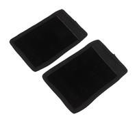 UKCOCO Coussinets pour Béquilles en Velours Noir, Protection Anti-froid Aisselles, Housses Rembourrées Confortables pour Poignées de Béquille, 1 Paire, Accessoire Santé Mobilité