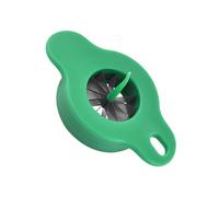 UKCOCO Couteau à Ciboule Acier Inoxydable Trancheur Pratique pour Légumes avec Lames Aiguisées et Poignée Confortable Vert