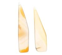 UKCOCO Couteau à Polir Bijoux Agate Outil Entretien Polissage Bijoux Métal Lot (2pcs/7cm) Couleur Style Aléatoire