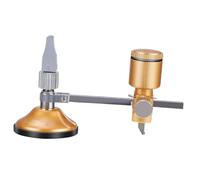 UKCOCO Couteau Circulaire pour Verre Réglable avec Ventouse Cutter à Compas Doré Coupe Précise Antidéviation pour Découpe de Vitres et Bricolage