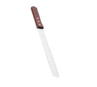 UKCOCO Couteau Gâteau Acier Inoxydable Trancheur à Lame Dentelée avec Manche Bois Coupe Gâteau et Toast pour Usage Domestique et Professionnel