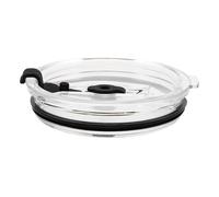 UKCOCO Couvercle de gobelet pour Bocal 30oz, Silicone, résistant aux éclaboussures, Transparent, pour Tasse de Voyage et Boissons Froides