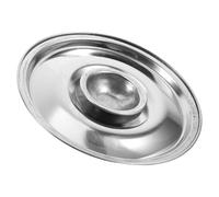 UKCOCO Couvercle En Acier Inoxydable 10 Cm, Étanche Et Hermétique, Compatible Mini-cuiseur Et Bols, Accessoire De Cuisson Multifonction Pour Casserole, Wok Et Récipient à Épices