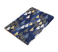 UKCOCO Couverture de Protection de Réutilisable Housse Ajustable Résistante à Usure pour Manuels et Style Élégant Musique Bleue