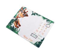 UKCOCO Couverture Photo Bébé en Flanelle Blanche 75x100 Cm 3 Pièces avec Cadre Marqueur pour Séance Photo -né Accessoire Shower