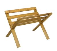 UKCOCO Crèche en Bois, décoration Rustique de Noël pour la Maison et la | Crèche en bois, conçue pour une table ou une cheminée, modèle miniature, style simple de décoration de Noël en bois
