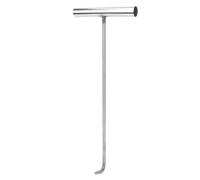 UKCOCO Crochet de Acier Inoxydable T pour Couvercle de Regard Design Ergonomique Robuste et Facile à Nettoyer Outil Pratique pour Ouverture de et Regards