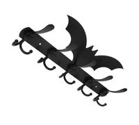 UKCOCO Crochet Mural Gothique Chauve-souris Noir, Alliage de Zinc | Crochets Muraux Décoratifs, Multi-crochet Mural, Gain de Place, pour Serviettes et Écharpes, Entrée