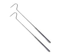 UKCOCO Crochet pour Attraper Un Serpent Télescopique INOX Extensible 71 Cm Lot De 2 Outil De Capture De Reptiles Portable Et Sûr pour Manipulation De Serpents