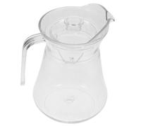 UKCOCO Cruche à Jus Acrylique avec Bec Verseur Pichet Transparent Alimentaire Chaud Froid Distributeur de Boisson Domestique Pratique