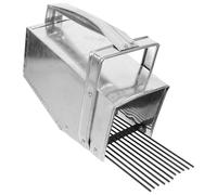 UKCOCO Cueille-Baies en Acier Inoxydable avec Poignée Ergonomique, Outil de Cueillette Myrtilles Multifonction pour Jardin, Panier Récolte Fruits Petits et Moyens, pour Jardinage à Main