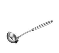 UKCOCO Cuillère Acier Inoxydable Épais Écumoire de Soupe pour Cuisine Passoire à Graisse Suspension Facile à Nettoyer