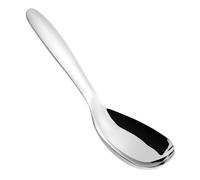 UKCOCO Cuillère de Service Inox Profonde avec Manche Long Ergonomique pour Buffet et Soupe Résistante et Confortable Cuisine Familiale et Professionnelle