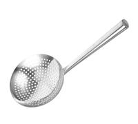 UKCOCO Cuillère Écumoire Inox Magnétique Résistante Chaleur Passoire à Pâtes Large pour Cuisine Domestique et Professionnelle Manche Ergonomique Antidérapant Ustensile Multifonction pour