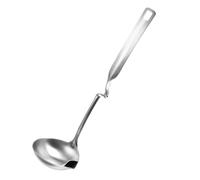 UKCOCO Cuillère en Acier Inoxydable 304, Louche Séparateur de Graisse Cuisine, Passoire à Soupe Pratique, Ustensile Cuisine pour Réduire Huile et Résidus, Usage Quotidien
