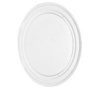 UKCOCO Cuiseur Vapeur pour Micro-ondes Plaque de Verre de Remplacement, Plateau Tournant en Verre, Fond Plat, Facile à Nettoyer, Compatible Lave-vaisselle