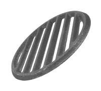 UKCOCO Cuisson Ronde Fonte pour Barbecue Support Stable Fer Forgé Haute Température Accessoire pour Foyer Extérieur et Camping