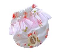 UKCOCO Culotte Hygiénique Lavable pour Chaleur Protectrice Réutilisable pour Chien Femelle Pantalon Confortable et Pratique pour Règles Protection Maison et Sols