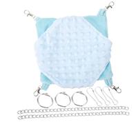 UKCOCO De Couchage Suspendu Nid Écureuil pour Animaux De Compagnie Modèle Douillet Bleu Parfait pour Petits Rongeurs Écureuils Et Hamsters