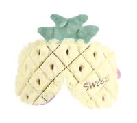 UKCOCO de Sommeil Pelucheux Ananas Cache Yeux et Doux Bande Élastique Ajustable Lumière pour Voyage Yoga Bureau et Détente Couleur Aléatoire Couleur Aléatoire