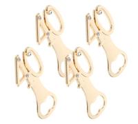 UKCOCO Décapsuleur Numérique 4pcs en Alliage de Zinc, Ouvre-bouteille Créatif et Fonctionnel pour Fêtes et Célébrations, Présent pour Famille et Amis