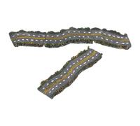 UKCOCO Décor D'aquarium en Résine 4 Pcs Chemin de Pierres Fausse Autoroute Miniature pour Eau Douce et Eau de Mer Ornement Modulaire Créatif pour Décoration de Diorama et Petit Aquarium