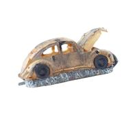 UKCOCO Décoration D'aquarium en Résine Jaune, Ornement Voiture sous-Marine 3D, Petite Figurine Créative pour Aquarium, Décor Sécurisé et Non Toxique Adapté aux Poissons, Accessoire