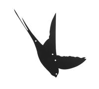 UKCOCO Décoration des oiseaux en fer forgé Tenture murale oiseau décor d'oiseau extérieur déco de jardin caméléon décor de chauve-souris en métal décor de mur de terrasse sculpture le fer