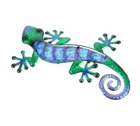 UKCOCO Décoration Murale Gecko Fer Pour Intérieur Ou Clôture De Jardin Pendentif Décoratif Suspendu Pour Maison Salon Jardin