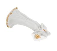UKCOCO Décorations De Mariage Figurines d'amour Faire La Fête Statue De Mariage Être Future Mariée Figurines Mariée Marié Ornement De Poupée De Mariage De Mariée Le Femme Blanche Résine