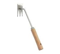 UKCOCO Désherbeur Manuel en Acier Inoxydable pour Jardin Outil de Désherbage Multifonction Poignée Ergonomique Outil de Retrait des Mauvaises et Robuste pour Jardinage Domestique