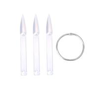 UKCOCO D'éventail Anneau Rond de Couleur D'ongles en Plastique 2 Ensembles de Plaques 40 Pièces par Set et Exposer le Vernis à Ongles pour Pratiquer le Nail Art