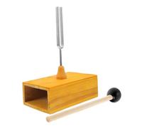 UKCOCO Diapason Acoustique avec Boîte Résonatrice Bois Fourche à Vibrations Éducative pour Expériences de Physique Au Collège Démonstration Claire des Ondes Sonores et de Résonance
