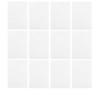 UKCOCO d'impression en Mousse Blanche A4 Ensemble de 100 Plaques Matériel et Sûr pour Garçon et Filles pour Création de Cartes et Activités Artistiques