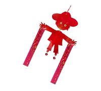 UKCOCO Dispositif Réfléchissant Double-Face Anti-Oiseaux avec Clochettes Sonores Épouvantail Renforcé pour Protéger Cultures Et Espaces Extérieurs