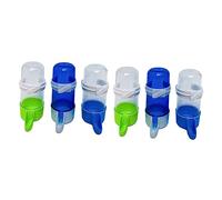 UKCOCO Distributeur Automatique d'eau pour Oiseaux 6 Pcs Abreuvoirs pour Perroquets 240 ML Récipients à Eau Pratiques Et Stables Couleur Aléatoire