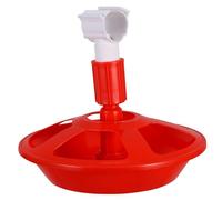 UKCOCO Distributeur Automatique Eau pour Volaille Système Abreuvement Semi Automatique pour Poules et Cailles Installation Facile Conception Basculement Utilisation de Eau Base Étanche