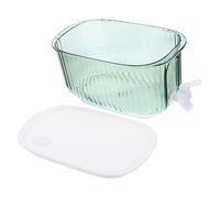 UKCOCO Distributeur de Boissons Réfrigéré avec Robinet et Couvercle Capacité Spacieuse pour Jus Eau Froide et Cocktails pour Fêtes et Usage Familial Pratique et Facile à Utiliser